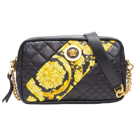 versace leather repair|Versace leather crossbody bag.